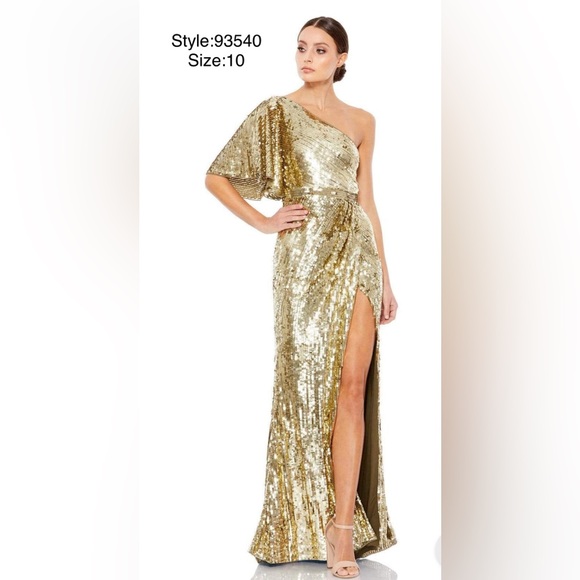 Mac Duggal Dresses & Skirts - Asymmetrical sequin dress